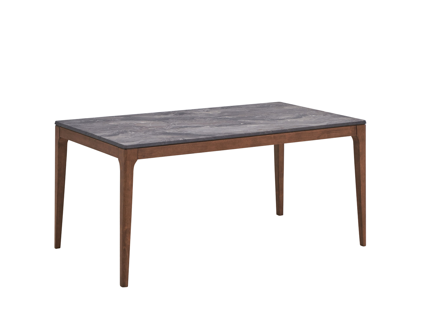 Walnut Engineered Stone Dining Table - 63" Round