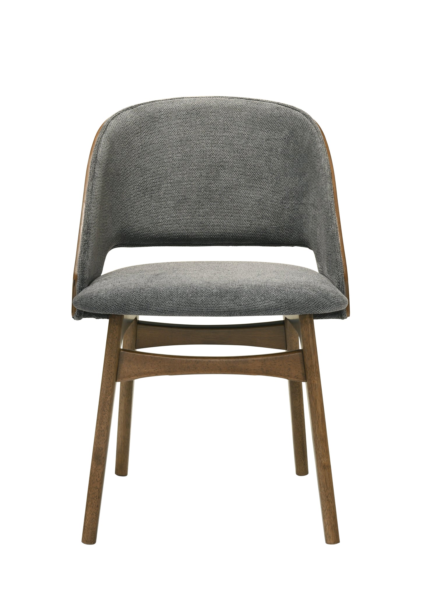 Gray Walnut Side Chairs Set of 2 - Dining Room Seating