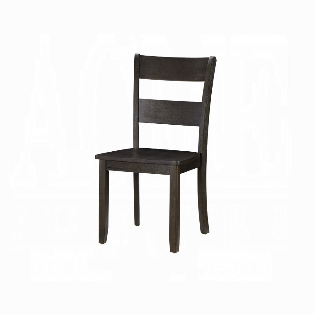 Walnut Finish Transitional Dining Chairs Set of 2 Wooden Dining Room Kitchen Furniture