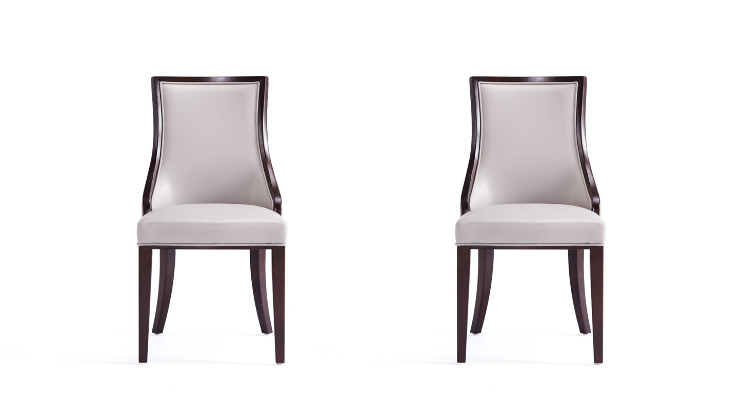 Dining Chair - Set of 2 in Light Gray