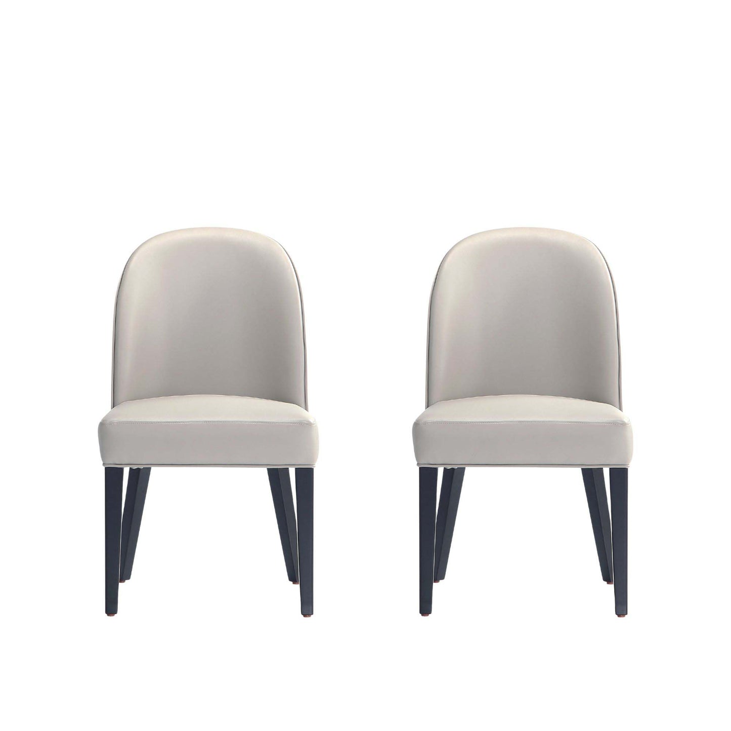 Dining Chair - Set of 2 in Light Gray