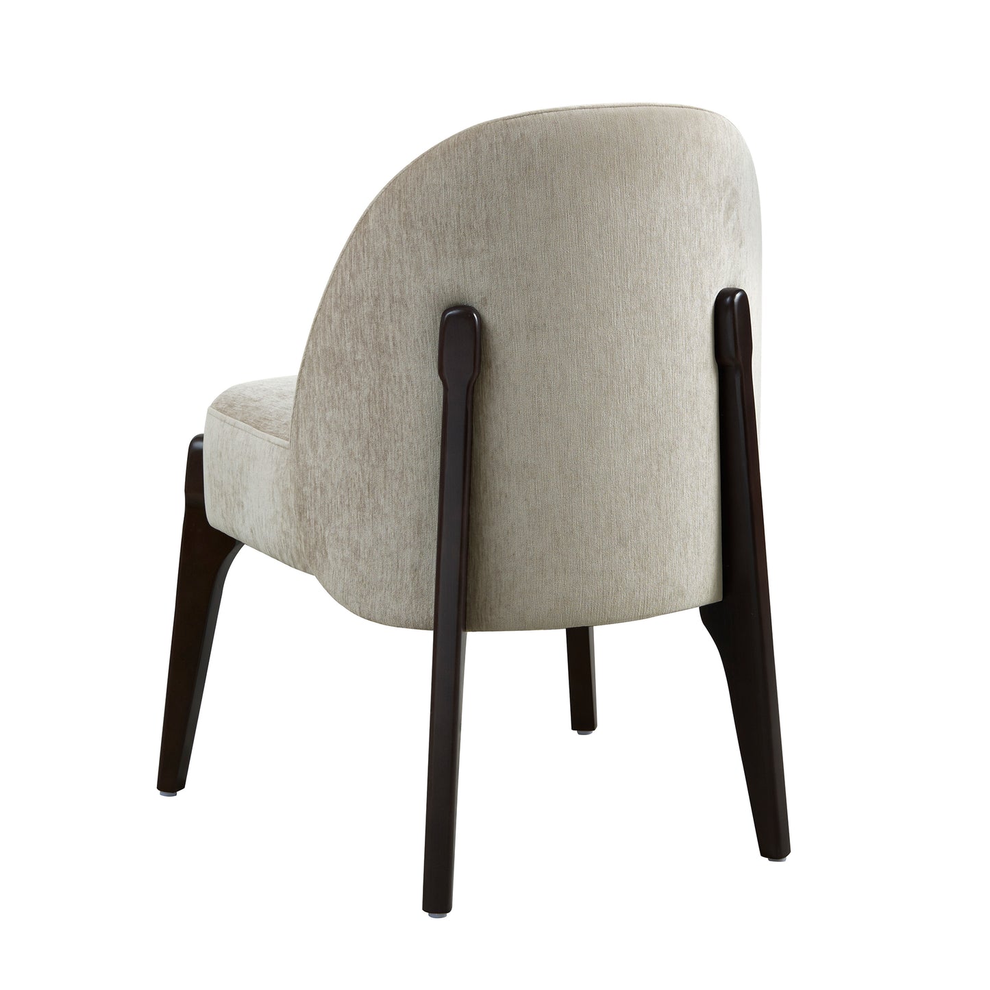 Taupe Wood Side Chair - Set of 2 Dining Chairs