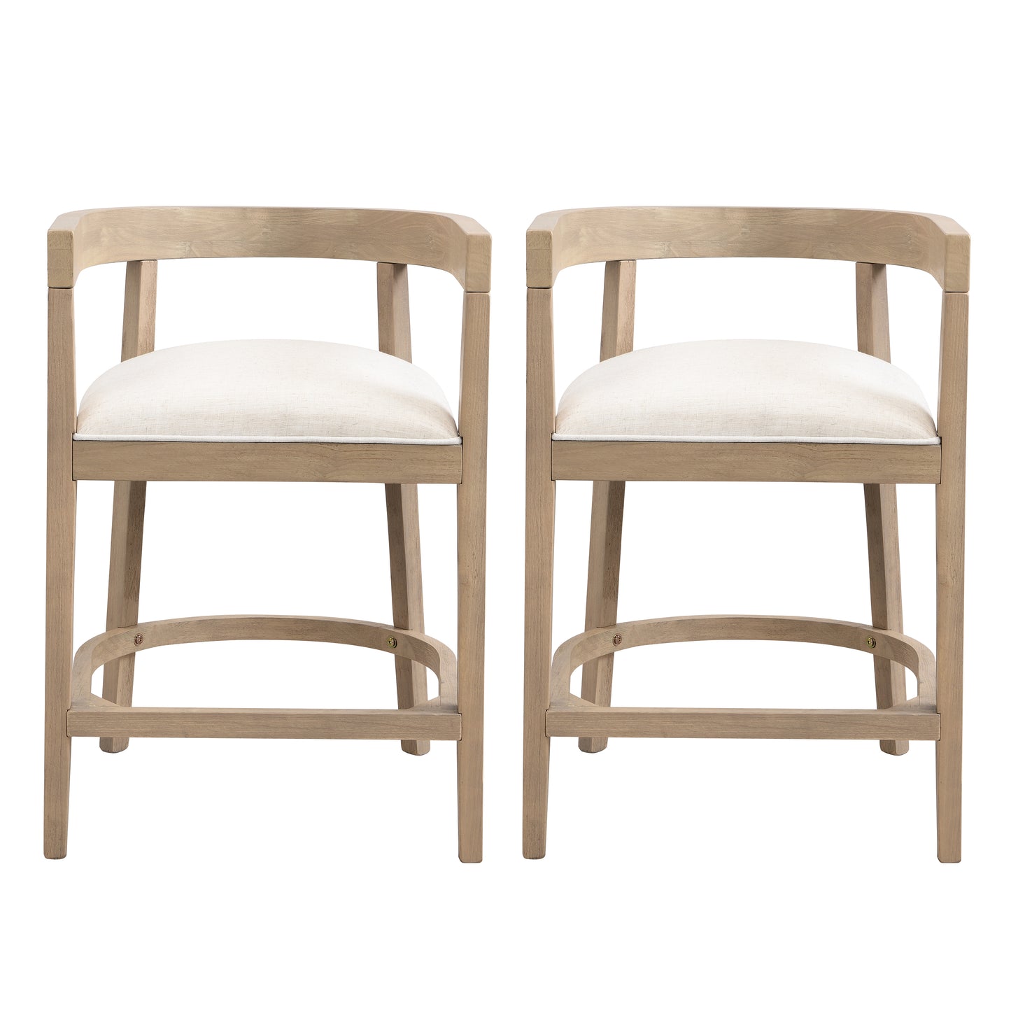Rubberwood Counter Stool (Set of 2)