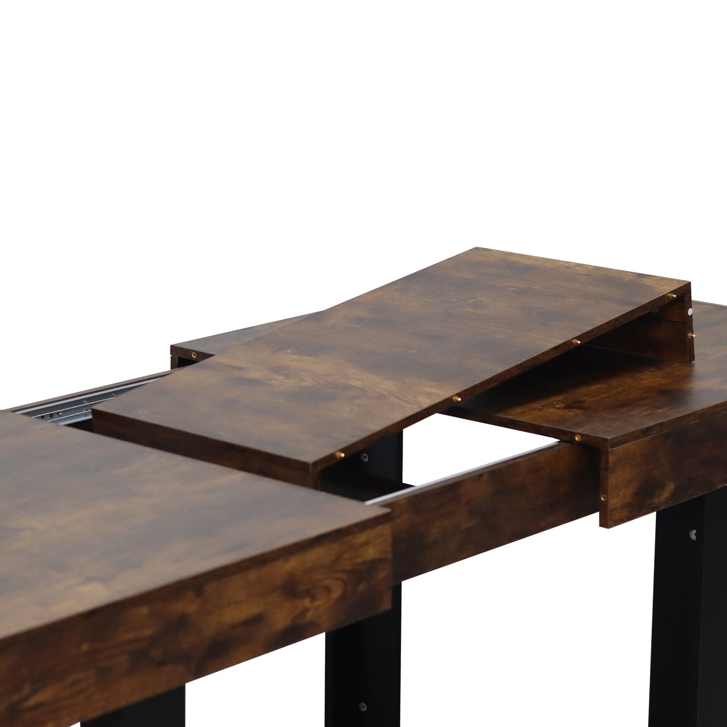 Expandable Dining Table - 6 8 10 Person Wooden Table