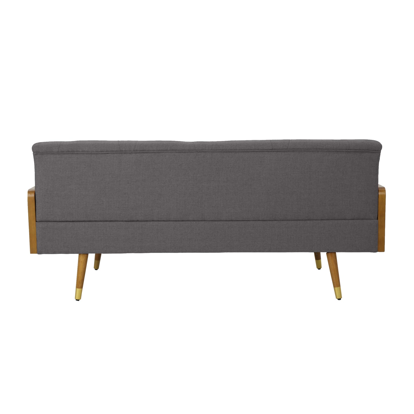 Aidan Mid-Century Sofa - Grey Fabric Comfort