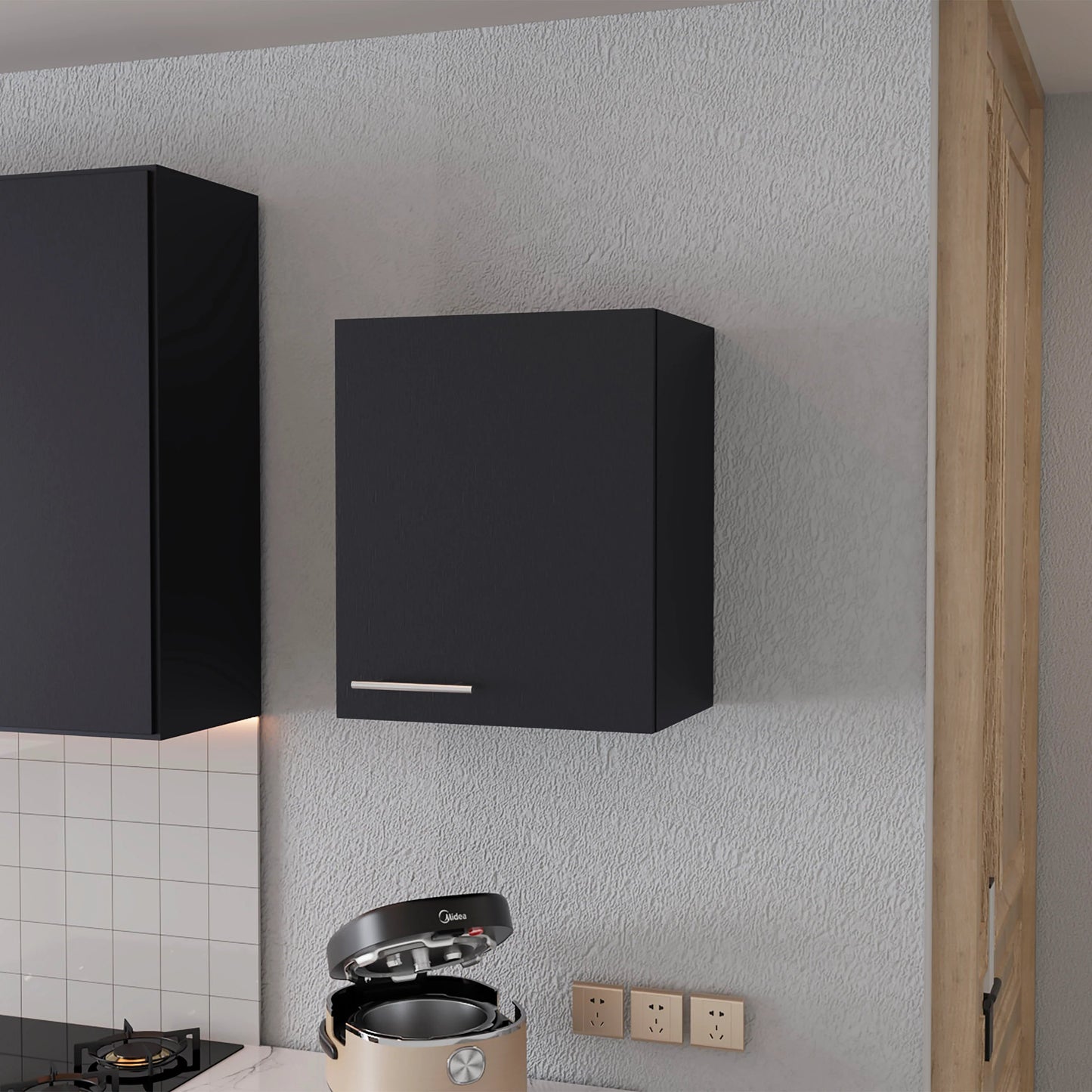 Wenge Wall Cabinet with 1 Door