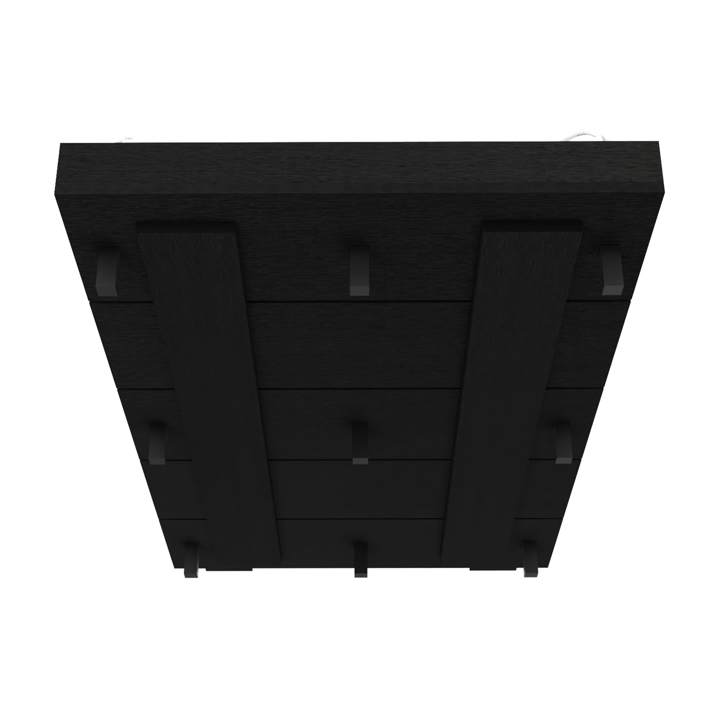 Twin Black Bed Base with Storage Cabinet for Bedroom