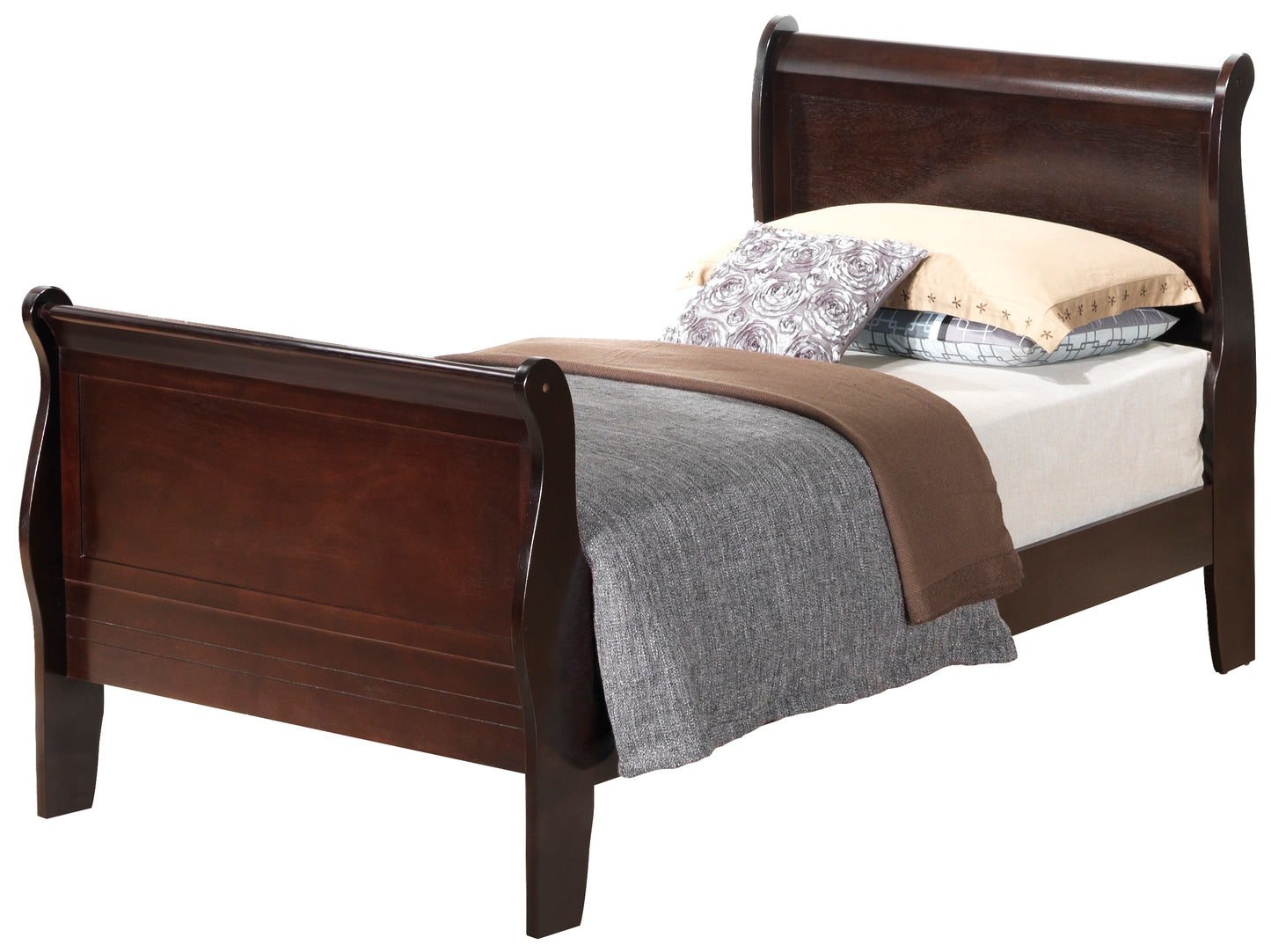 Louis Phillipe G3125A-TB Twin Bed , Cappuccino