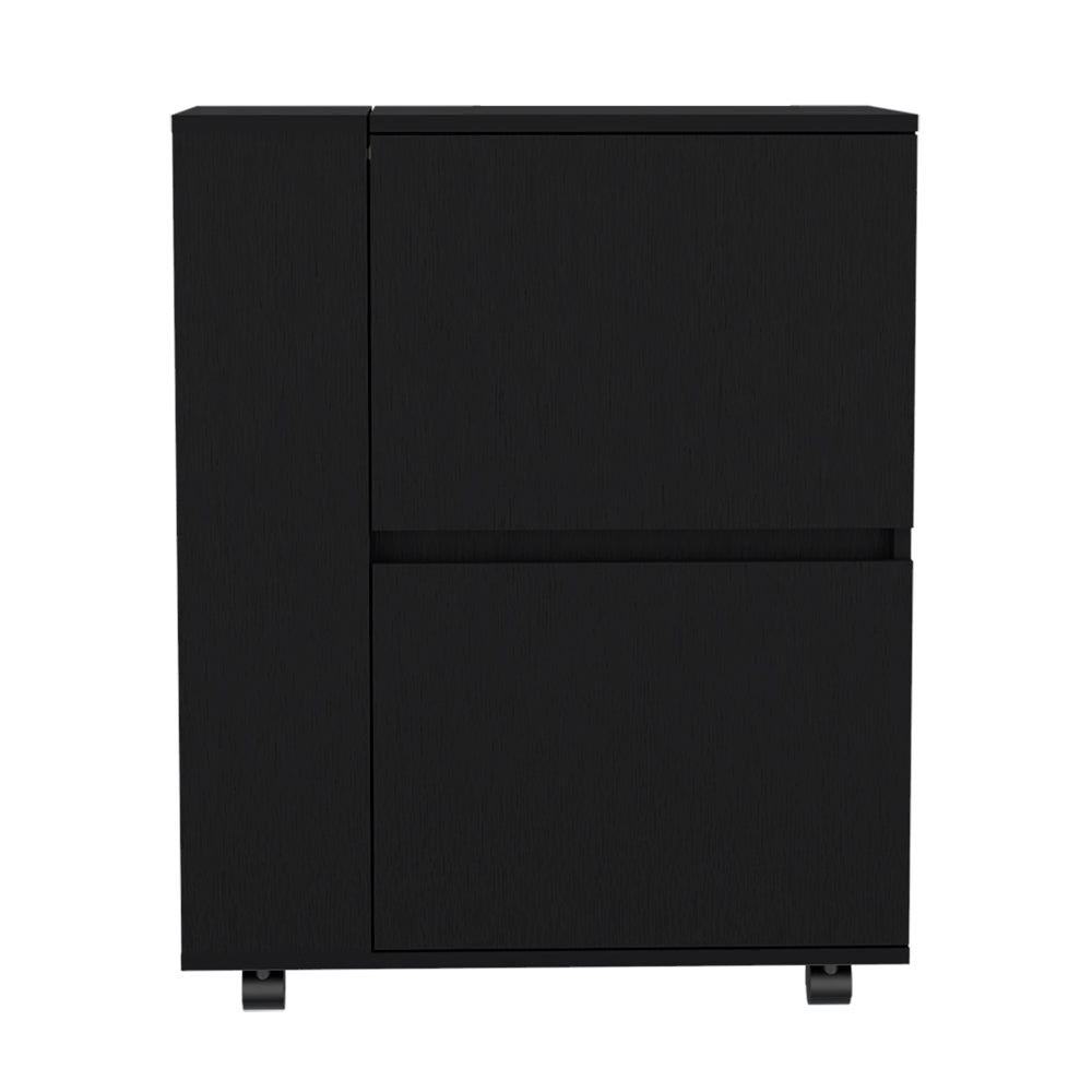 Bar Cart Belleville, Living Room, Black