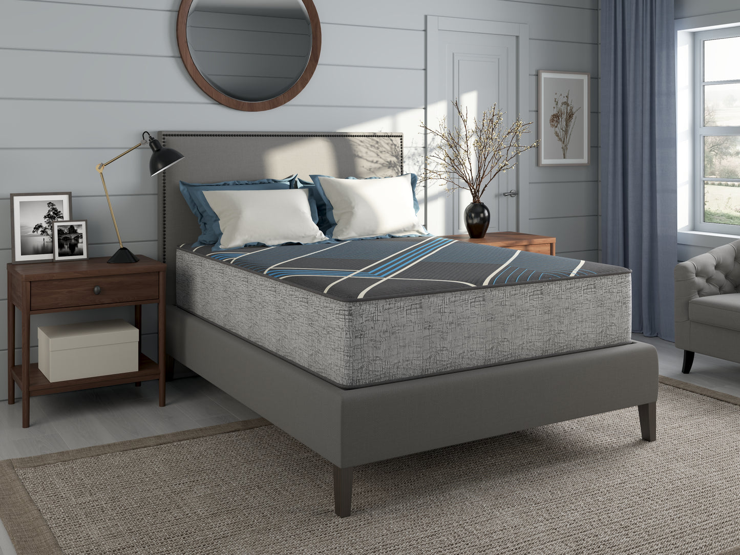 TempaGel by Restonic 13" Smooth Top, Plush Mattress, Twin Extra Long