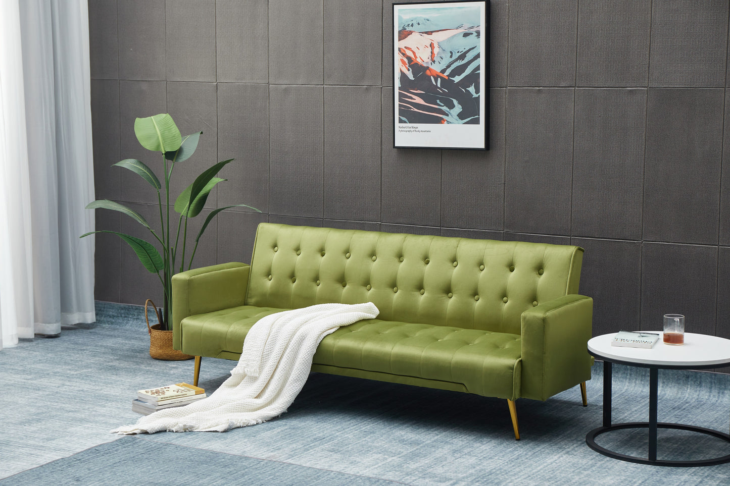 SOFA BED - ARMYGREEN
