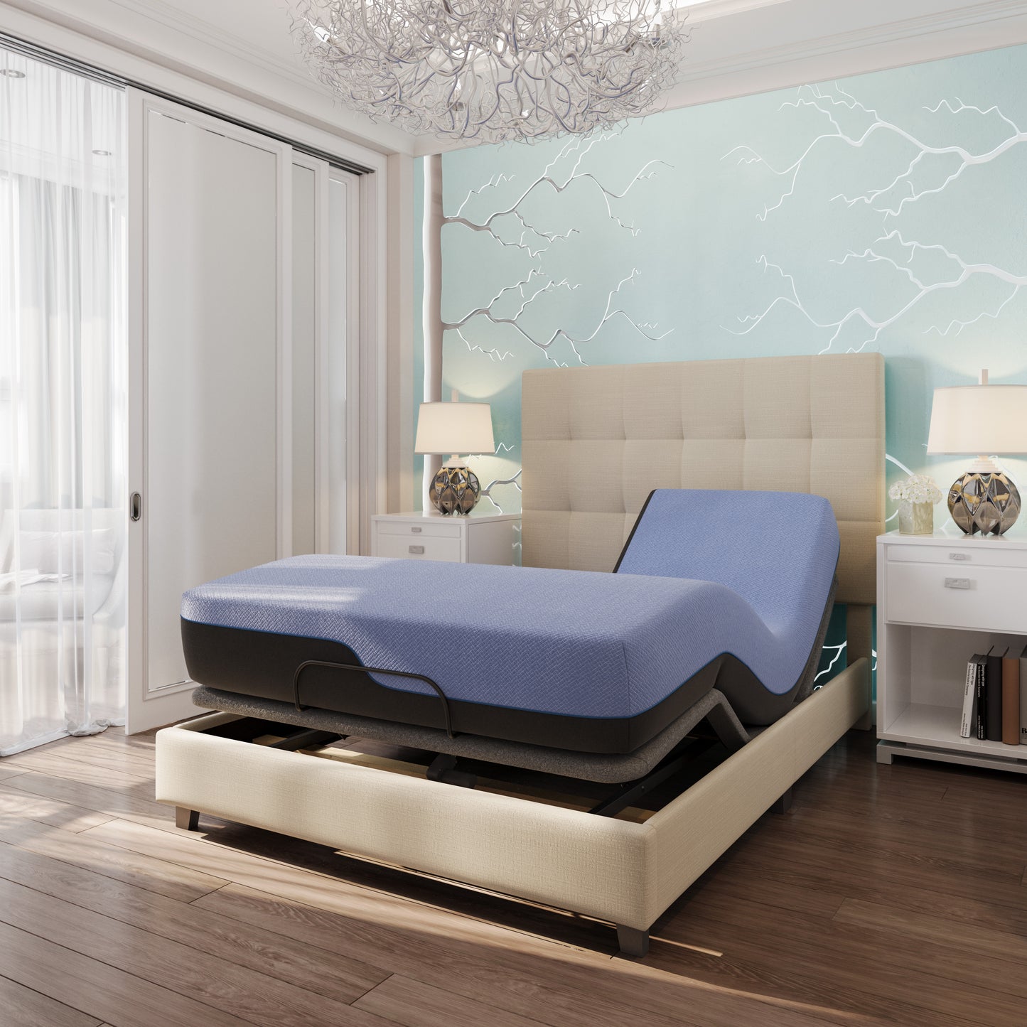 Refresh 12 inch Flex Top Hybrid Cooling GelCare Memory Foam and Coil Adult Mattress, King Size