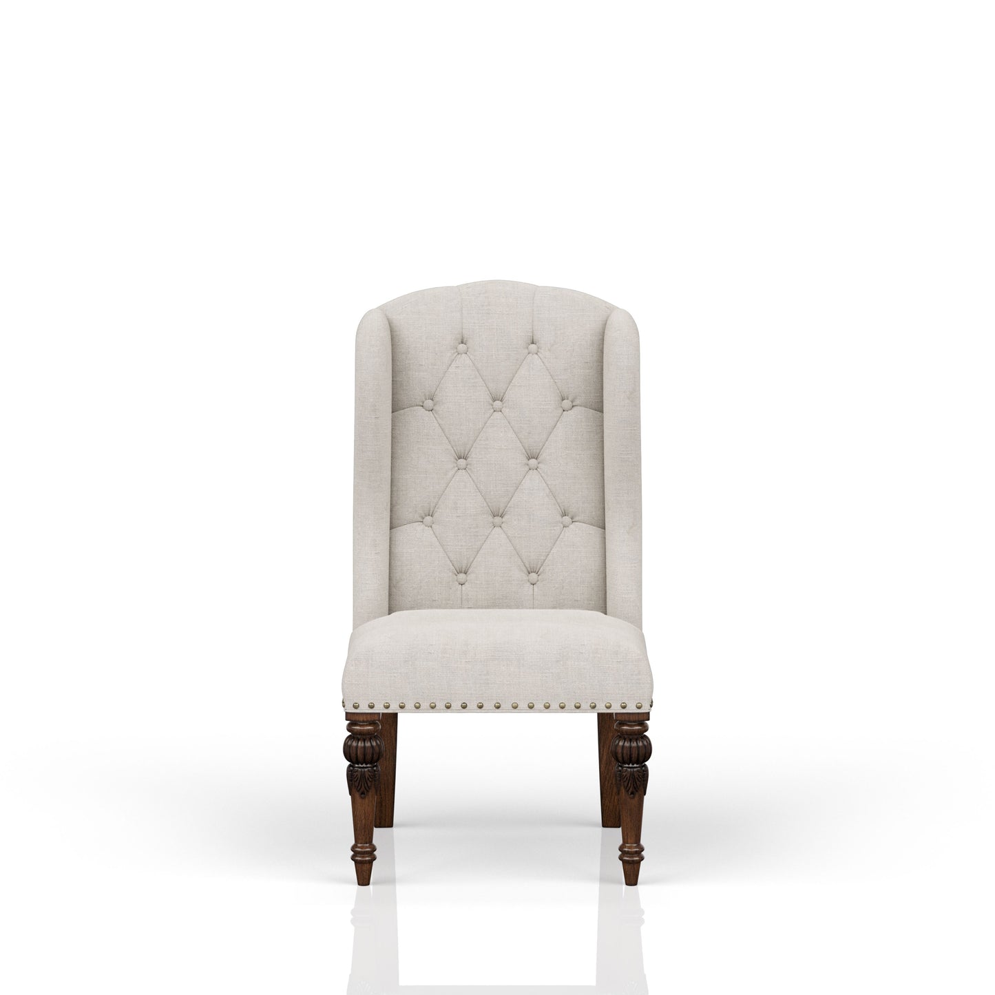 Upholstered Wing Host Chair
