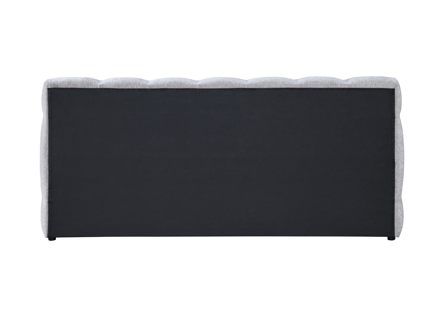Gray Chenille Eastern King Bed - 84" x 103" for Bedroom