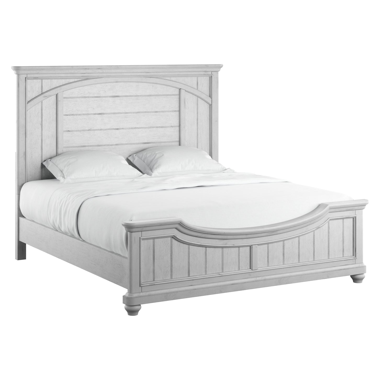 Gray Queen Panel Bed