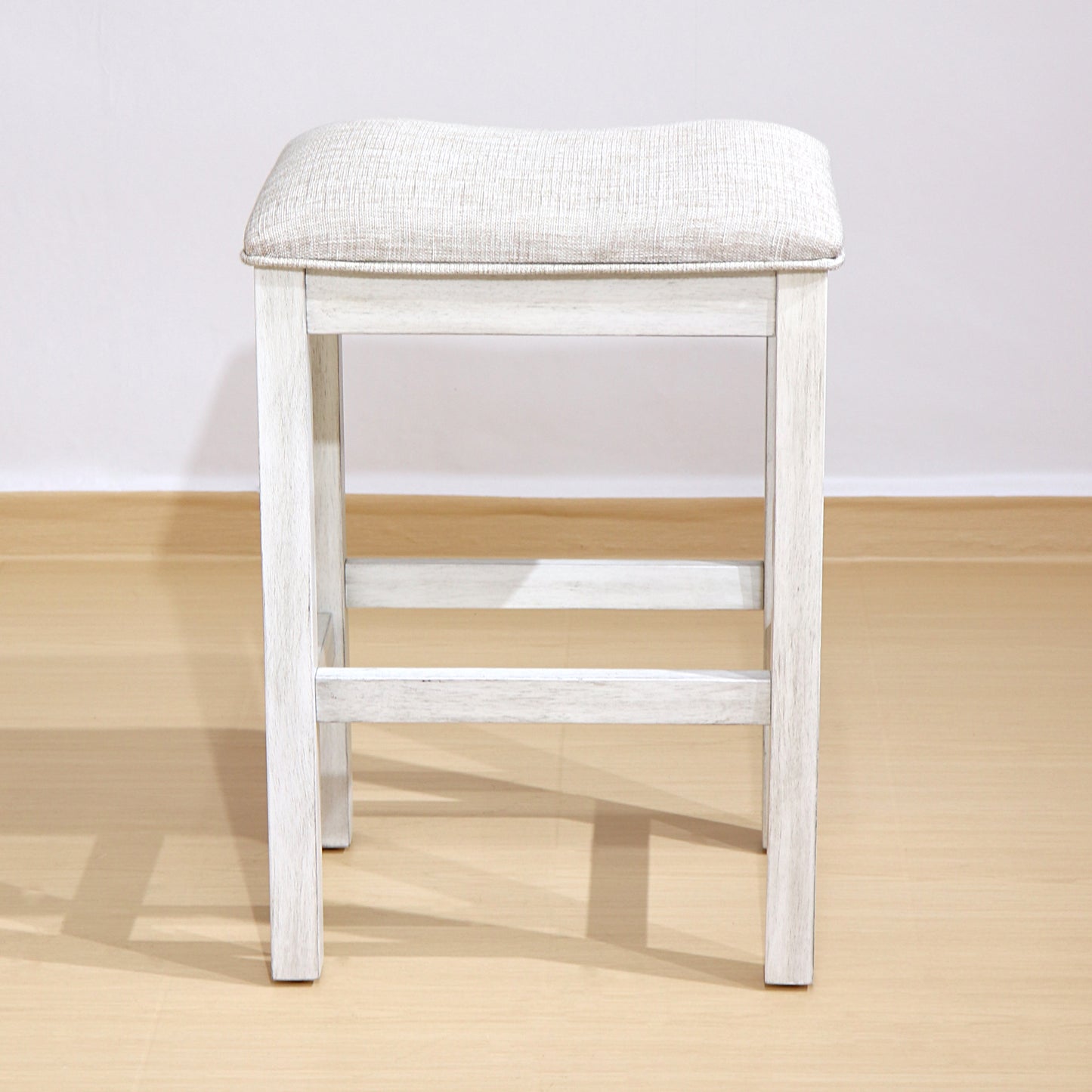 3 Piece American White Oak Dining Set with Storage for Dining Room