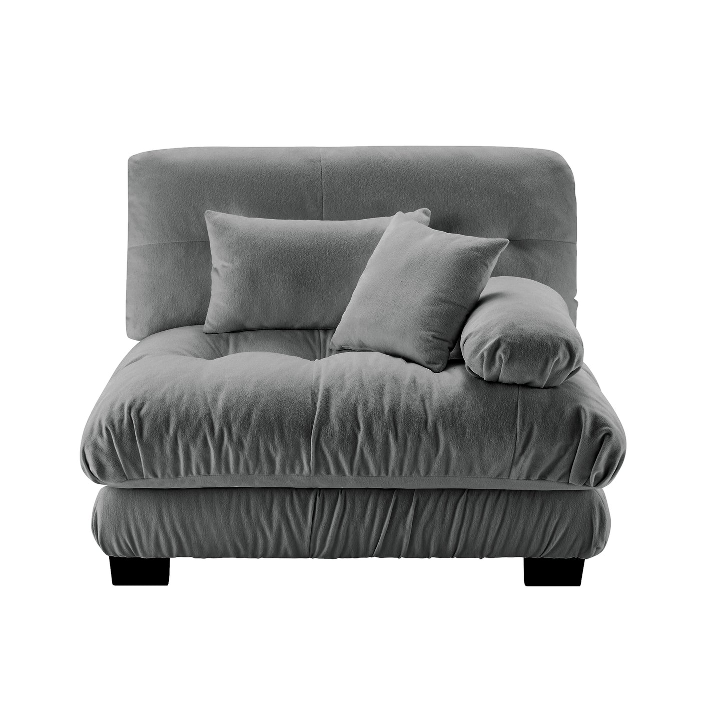 27 Sofa RSF W/2 pillows - Gray