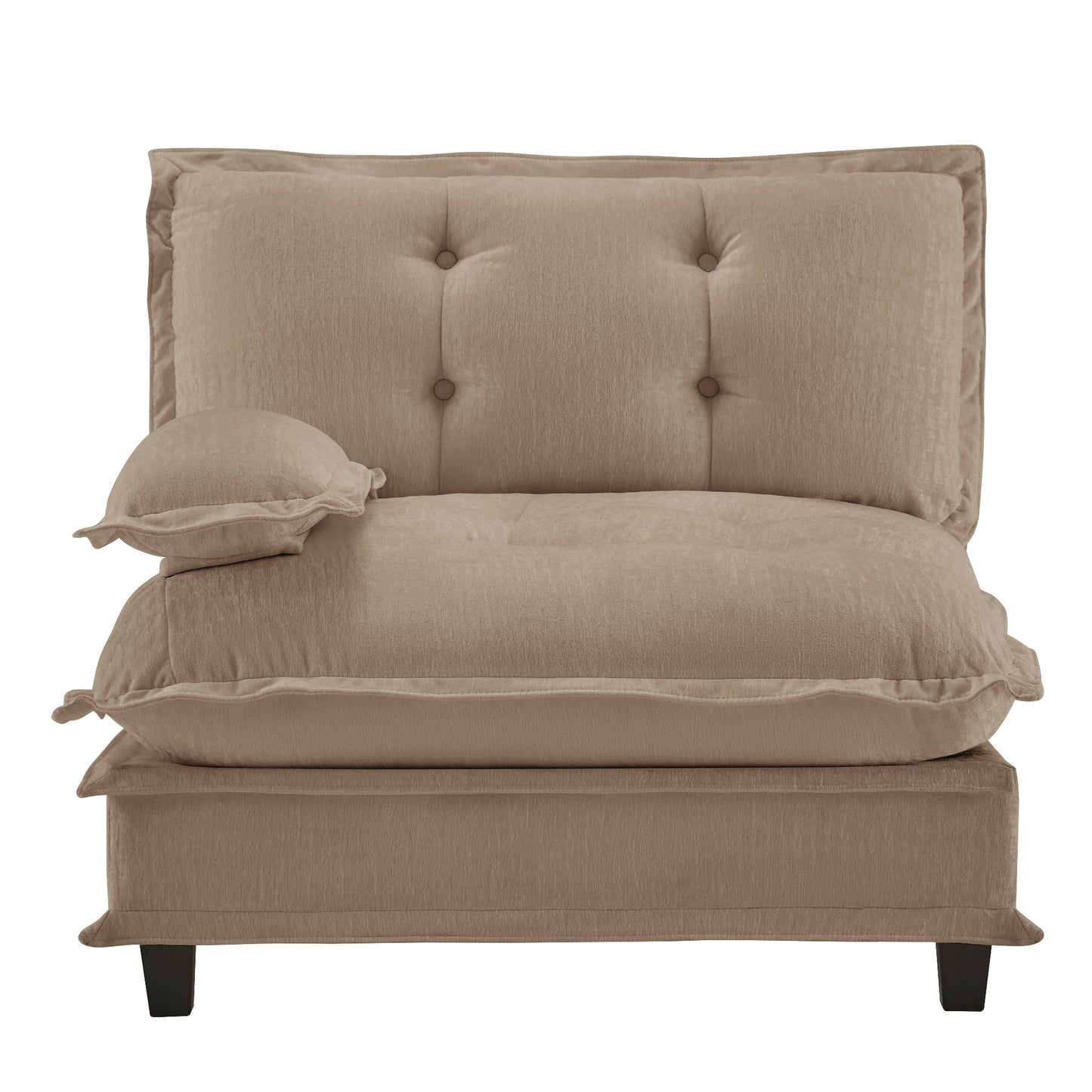 73 LSF Sofa Chenille- Light Brown