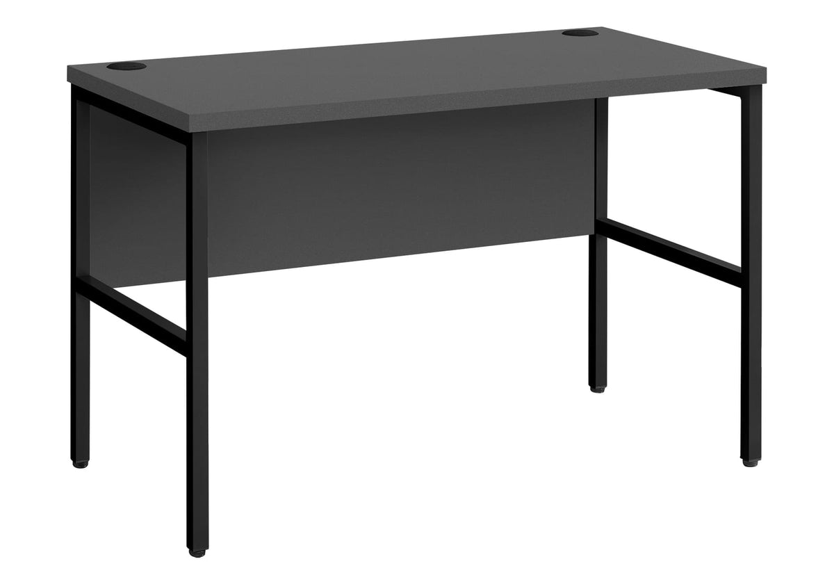 48 Inch Grey Computer Desk - Modern Office Table