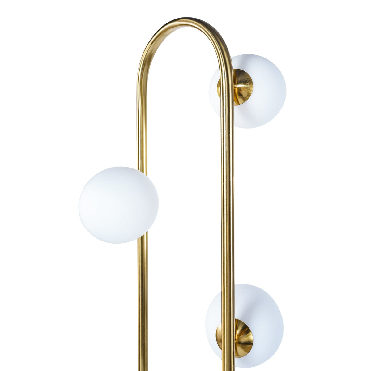 Gold Metal Floor Lamp for Bedroom and Study Lighting