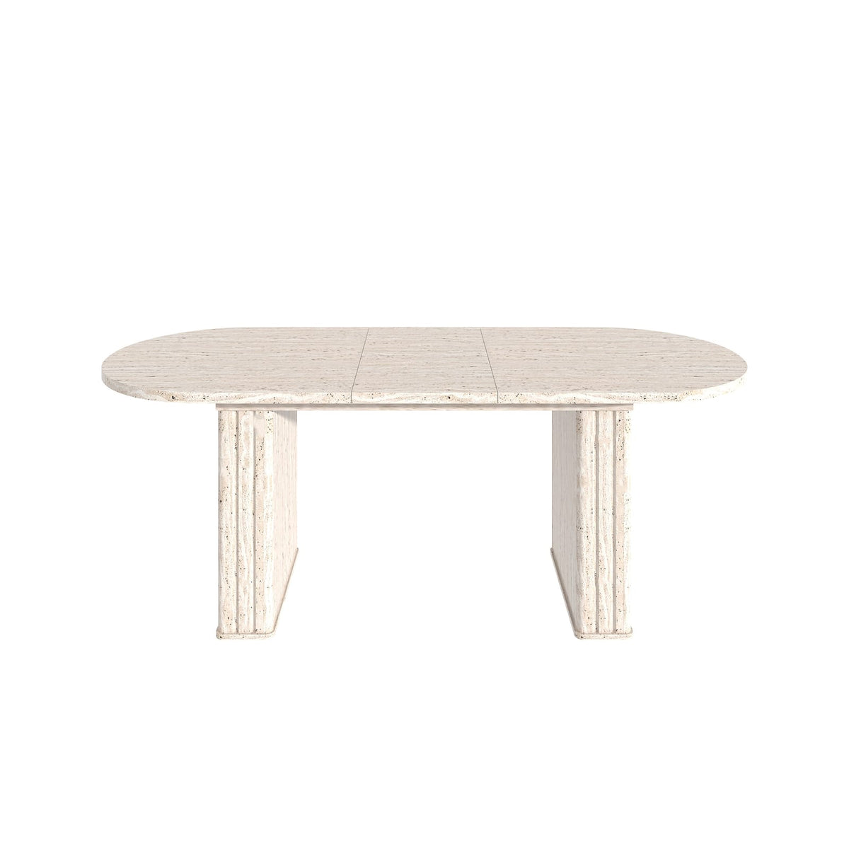 8 Person Extendable Dining Table - Beige MDF