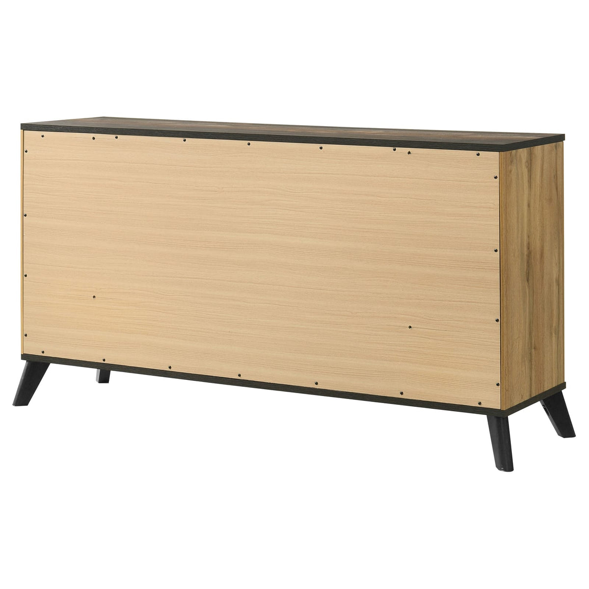 60" Natural Pine Wood Dresser - Bedroom Storage