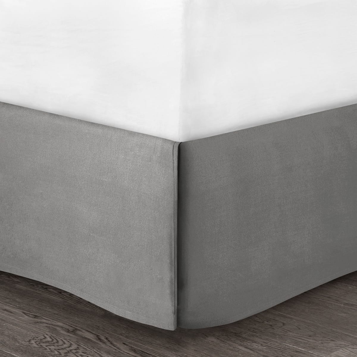 Queen Size Grey White Cotton Comforter Set - 6 Piece