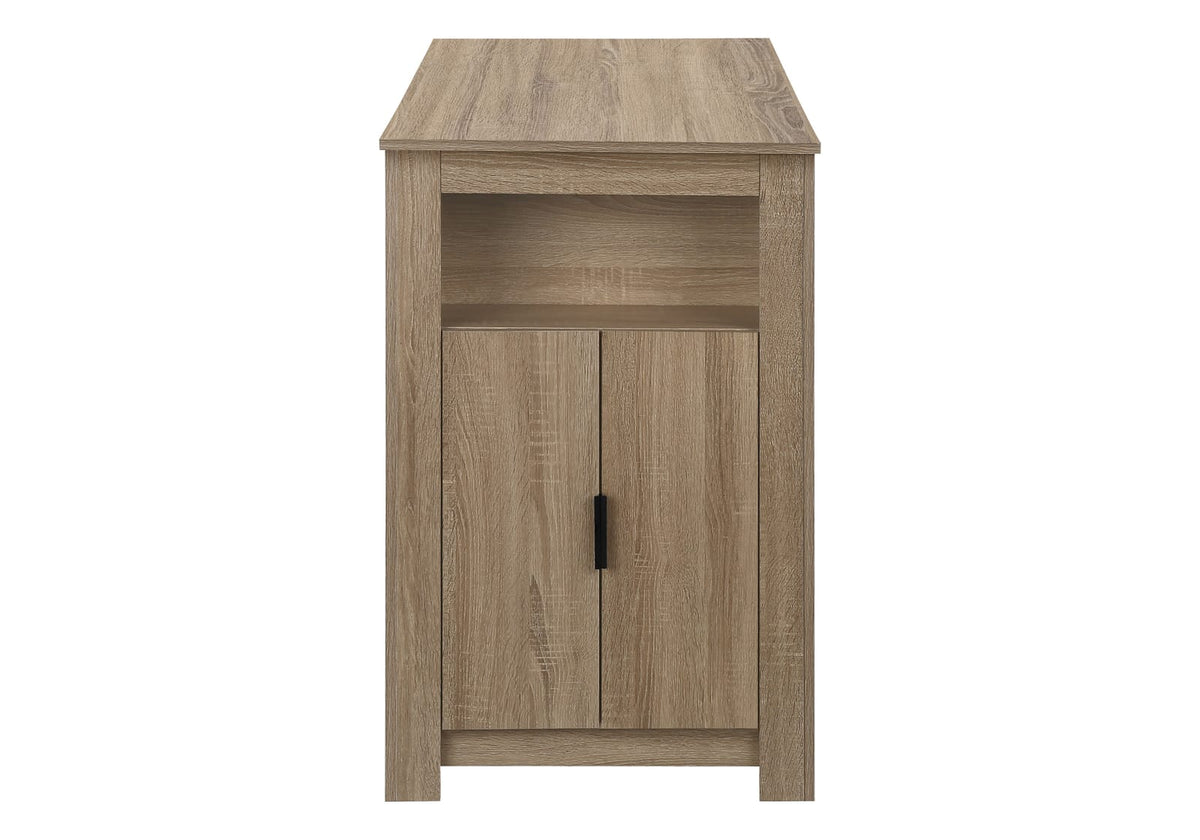 Dining Table, 48" Rectangular, Counter Height - Taupe MDF