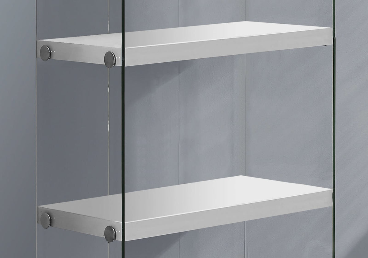 5-Tier White Bookshelf - Display & Storage