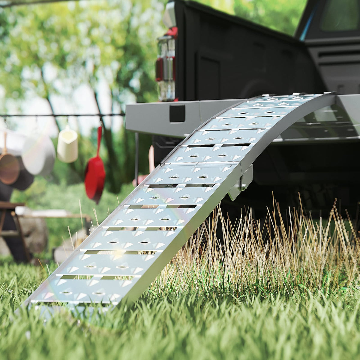 7.5ft Aluminum Loading Ramp Set - 1500lb Capacity