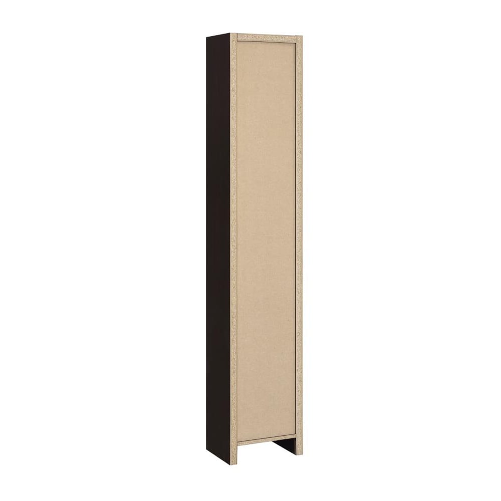 Rectangular 8-Shelf Bookcase - Cappuccino Finish