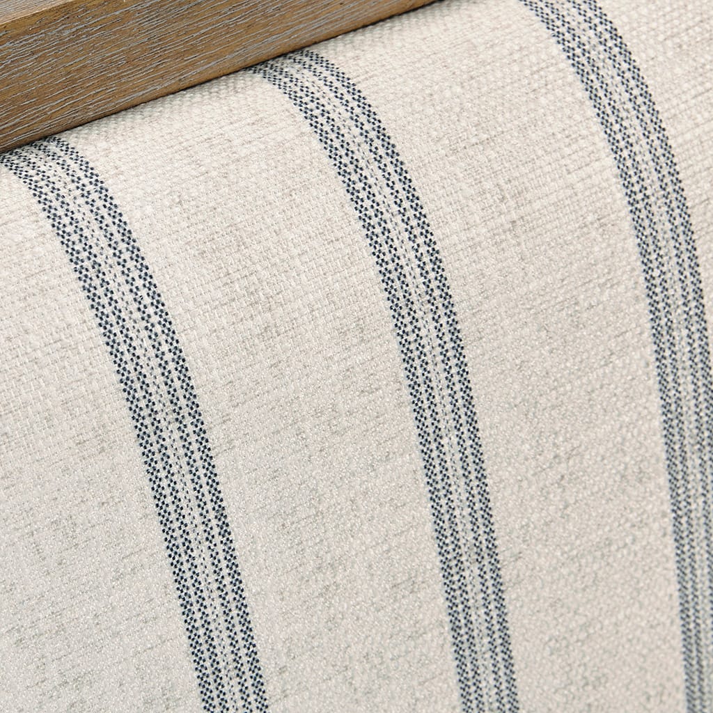 Beige Polyester Accent Armchair - 29" W x 27.5" D