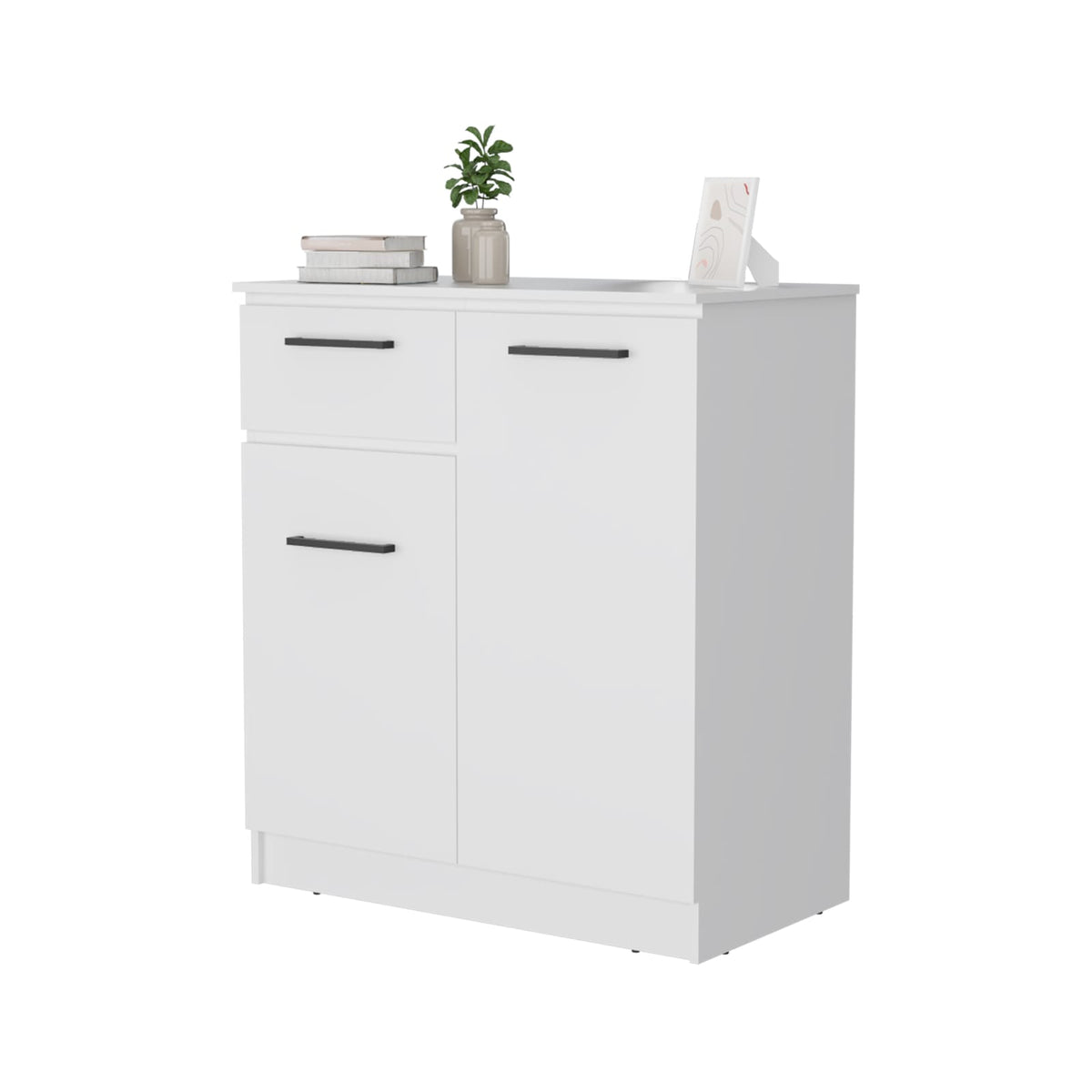 White Bedroom Dresser - 36" Wide Storage Chest