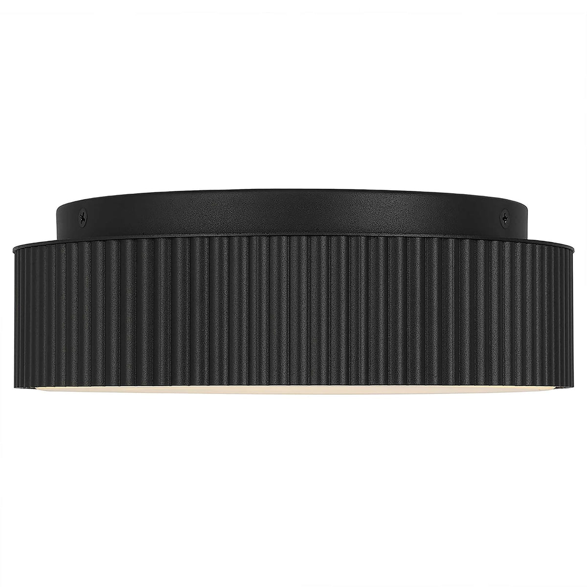 Black LED Flush Mount Ceiling Light - 9 Inch