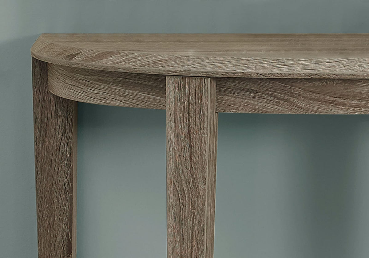 Taupe Accent Table - Narrow Console Entryway Sofa Bedroom