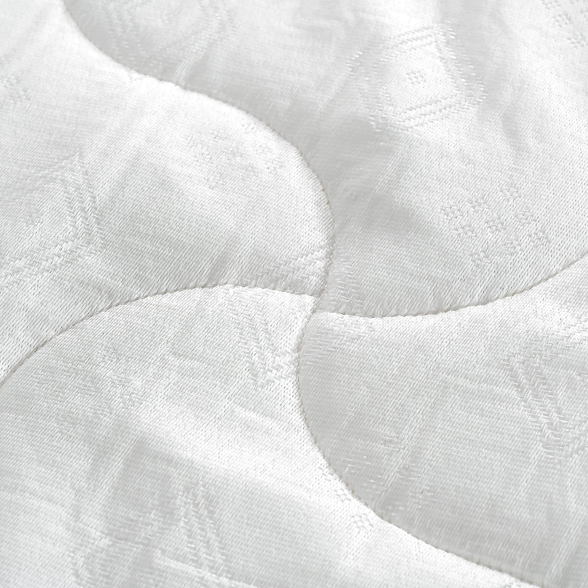 Twin Size Foam Mattress - White, High Density Comfort