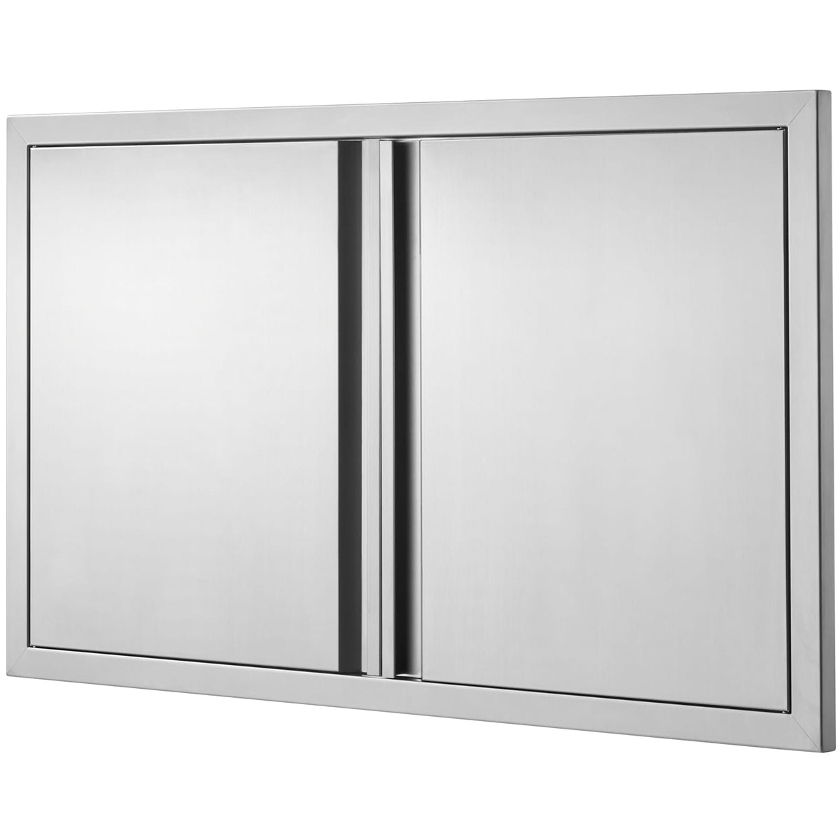 Silver Stainless Steel Outdoor Kitchen Access Door for BBQ Island