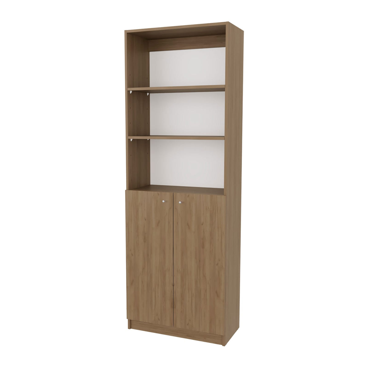 Beyerville Bookcase with Open Storage - Dark Brown, 3-4 Shelves