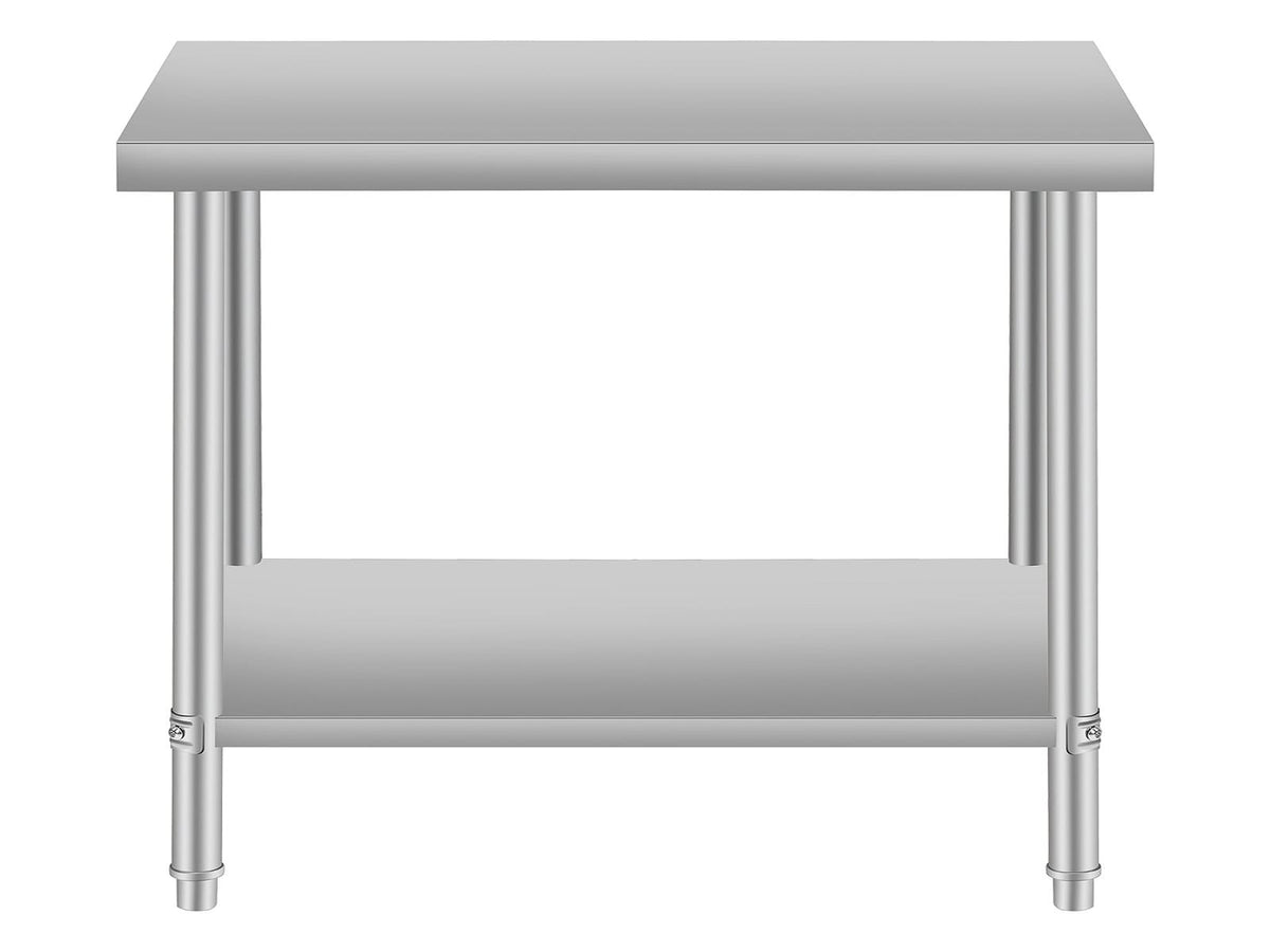 36 Inch Stainless Steel Kitchen Table - Restaurant Prep Table