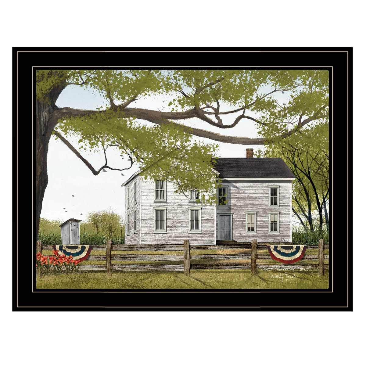 Black Framed Print Wall Art - Small Bedroom Decor