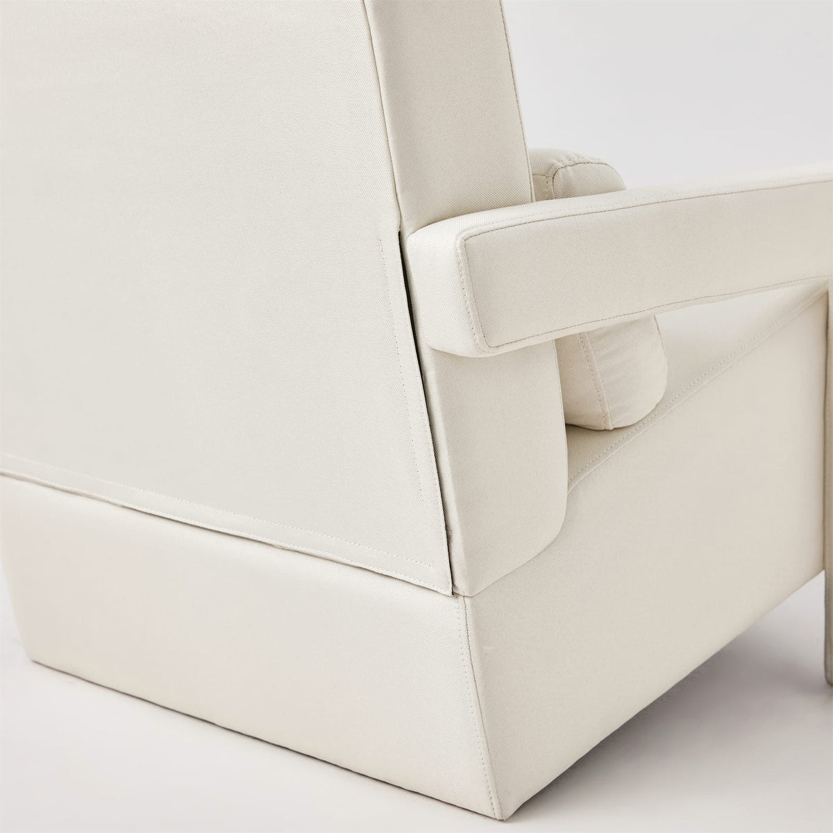 Beige Linen Upholstered Accent Chair - Modern Style for Living Room