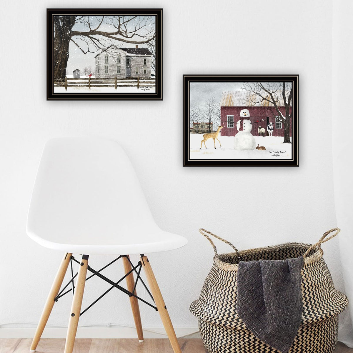 Multi-Colored Wood Paper Wall Art - 18x14 Framed Prints