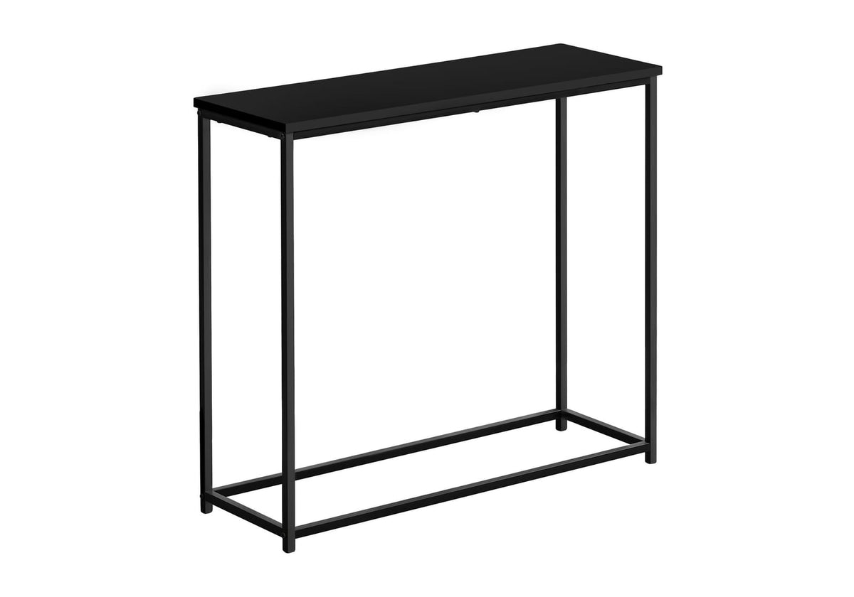 Black Console Table - Entryway Accent Table