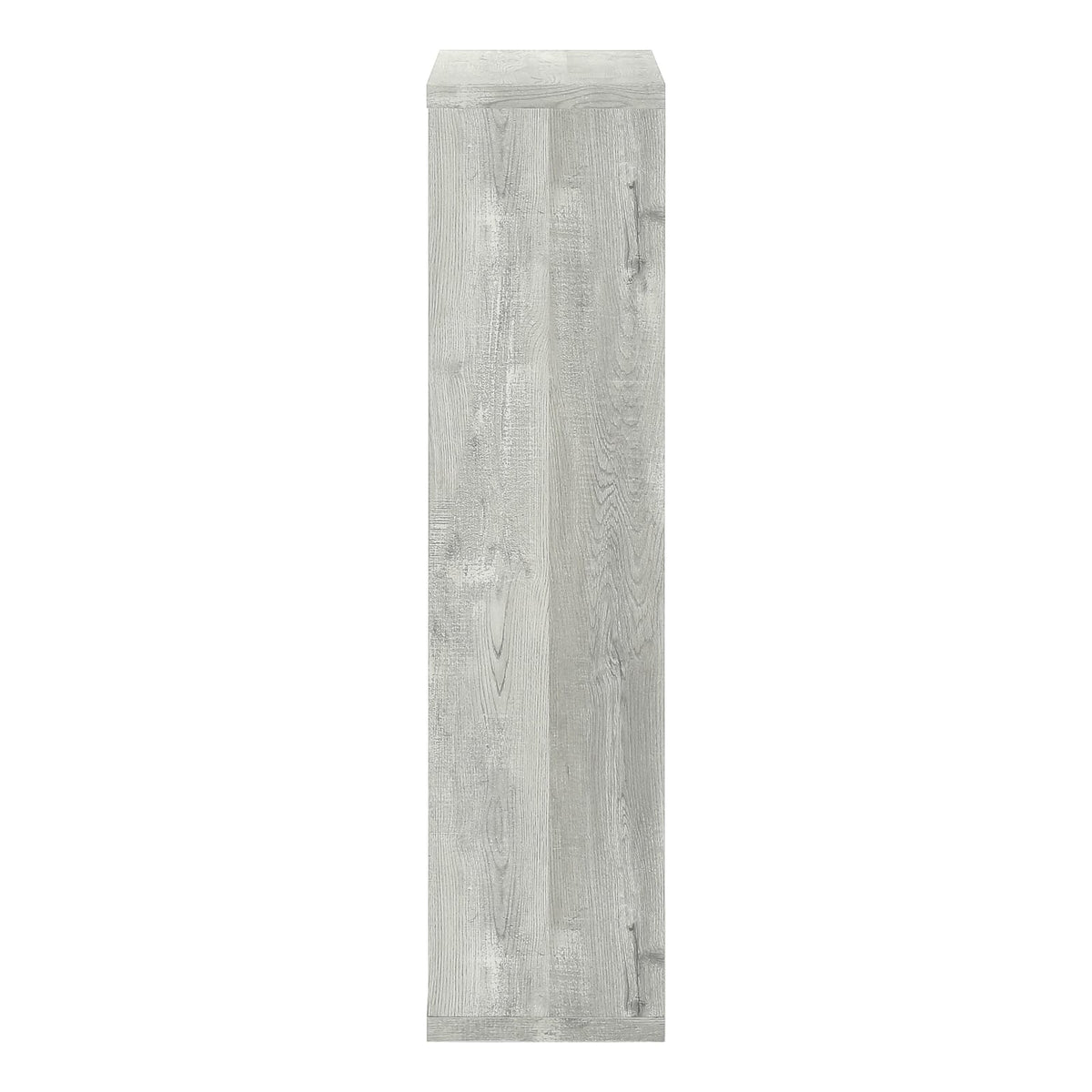 Grey Particle Board Bookshelf - 47.5" Tall Storage