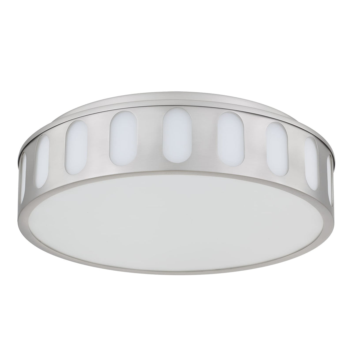 Brushed Nickel LED Flush Mount Light Fixture