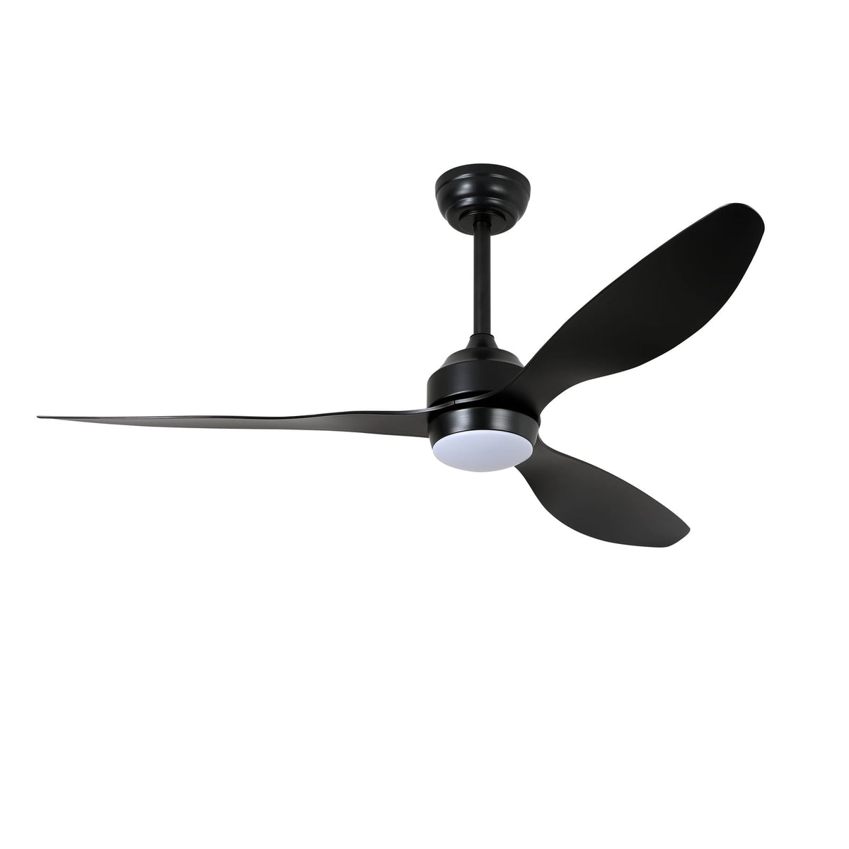 52 Inch Black Iron Ceiling Fan with Lights