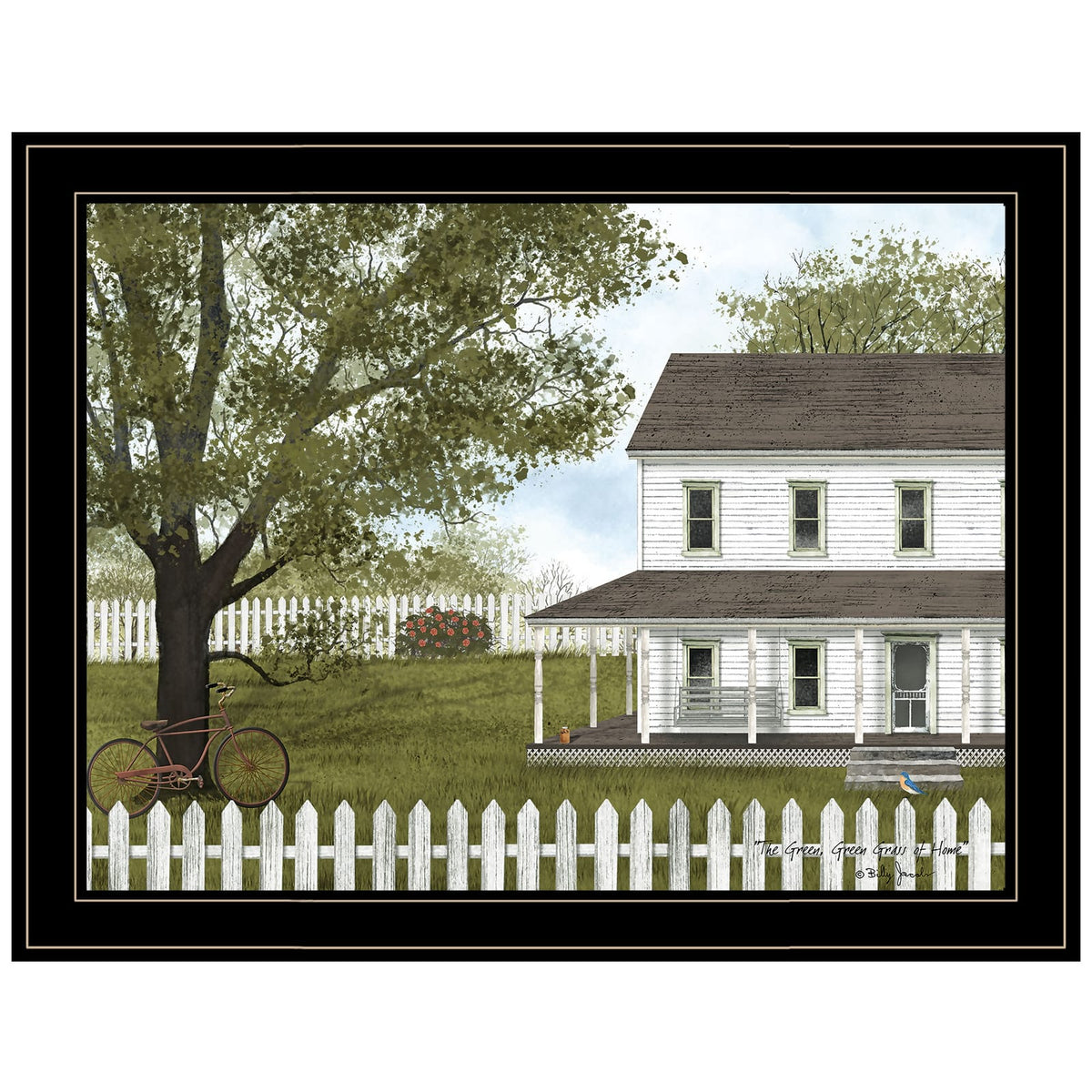 Green Grass of Home Framed Art Print - Billy Jacobs