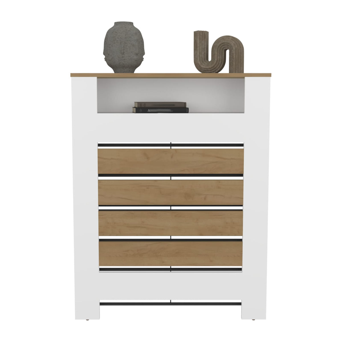 Light Oak Radiator Cover Cabinet - Storage & Style