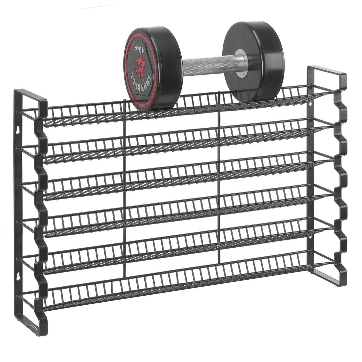 Black Iron Spice Rack Organizer 6 Tier Storage