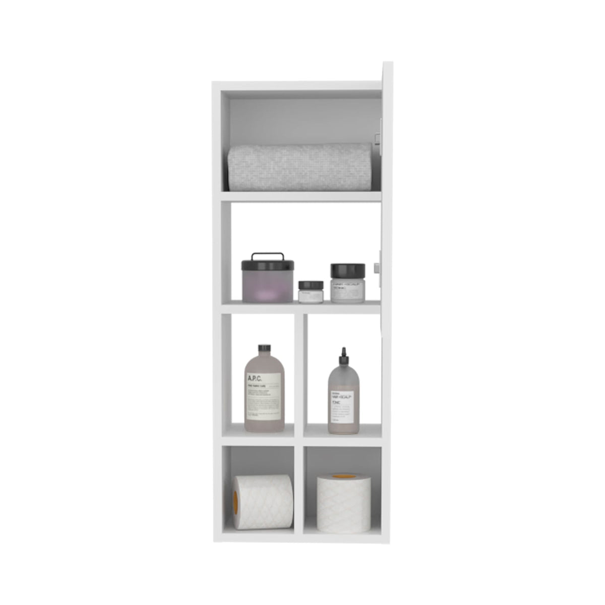 Modern Wall Mounted Bathroom Cabinet for Toiletries Storage